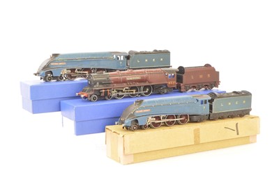 Lot 242 - Hornby-Dublo 00 Gauge 3-Rail LNER and LMS Locomotives and Tenders (3)