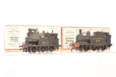 Lot 306 - Pair of Will's Finecast 00 Gauge kitbuilt Southern 0-6-0 Tank Locomotives