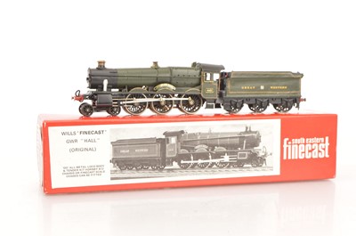 Lot 311 - South Eastern Finecast 00 Gauge kitbuilt GWR green Hall Class 4953 'Pitchford Hall' Locomotive and Tender