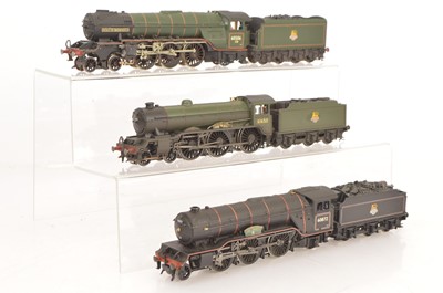 Lot 321 - Kitbuilt and modified and renumbered Hornby and Bachmann 00 Gauge BR Locomotives and Tenders (3)