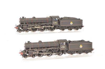 Lot 324 - Hornby and Bachmann 00 Gauge modified/renumbered BR black Thompson Class B1 Locomotives and Tenders (2)