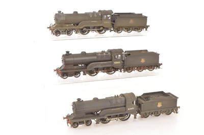 Lot 325 - Kitbuilt and Bachmann modified 00 Gauge BR black Class D11 4-4-0 Locomotives and Tenders (3)