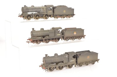 Lot 327 - Kitbuilt and Bachmann modified 00 Gauge BR black 0-6-0 Locomotives and Tenders (3)