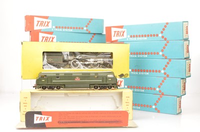 Lot 344 - Quantity of Trix 00 gauge Locomotives and Coaches either purchased as export models in Aden or brought in the UK and taken or posted to Aden