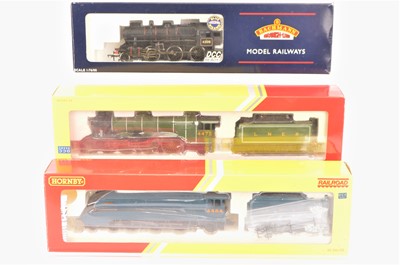 Lot 347 - Hornby China and Bachmann OO Gauge Steam Locomotives with Tenders (3)