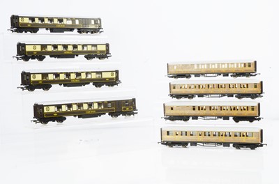 Lot 354 - Unboxed Hornby China  Pullman and LNER Teak Coaches (8)