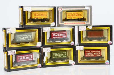 Lot 369 - Dapol OO Gauge Trago Mills Ventilated Vans (8)