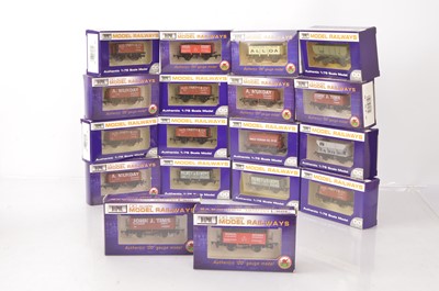 Lot 380 - Dapol OO Gauge Private Owner and BR Goods Wagons (18)