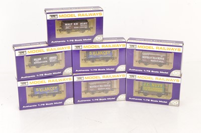 Lot 396 - Dapol Wessex Wagons OO Gauge Wiltshire Hampshire & Dorset Special Edition Goods Wagons (7)