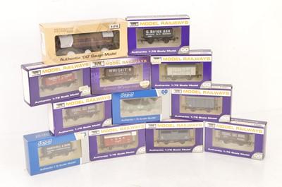 Lot 397 - Dapol OO Gauge Goods Wagons and Stove R (12)