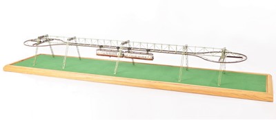 Lot 415 - Made Up HO Scale Model of the Wuppertal Schwebebahn Suspended Monorail by Lutz Hielscher of Germany