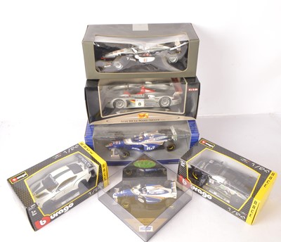 Lot 6 - 1:18 Scale and Smaller Diecast Competition Cars (6)