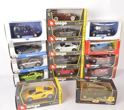 Lot 7 - 1:24 Scale Diecast Modern and Vintage Cars (15)