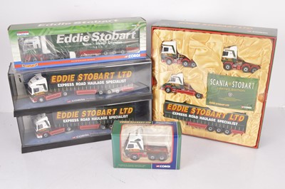 Lot 46 - Corgi Eddie Stobart Haulage Vehicles (5)