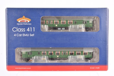 Lot 435 - Bachmann 00 Gauge Southern Region green 31425A 4-CEP four coach multiple unit