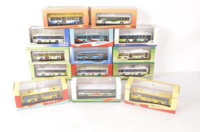 Lot 137 - Creative Master Northcord 1:76 Scale Far Eastern Single Deck Buses Sunwin Volvos (14)