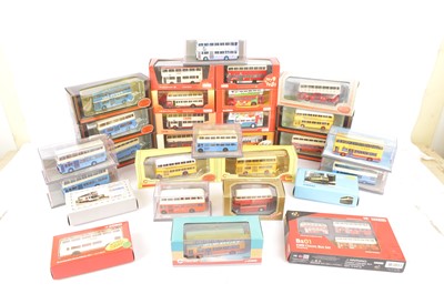Lot 145 - Modern Diecast 1:76 Scale and Other Vintage Far Eastern Double Deck Buses (29)
