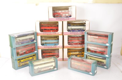 Lot 150 - Collectors Model Buses Larger Scale Double Deck British Bus Models (15)