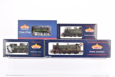 Lot 444 - Bachmann 00 gauge GWR green Tank and Tender Steam Locomotives