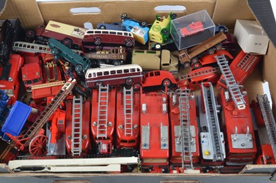 Lot 228 - Diecast Unboxed/Playworn Fire Service Models and Others (40+)