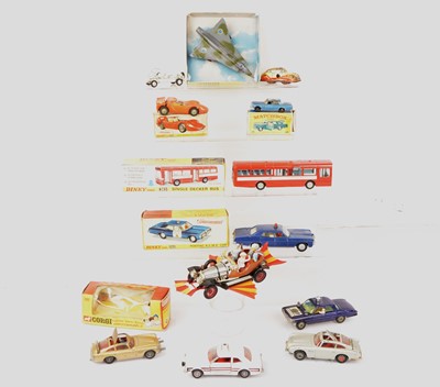 Lot 240 - Postwar Playworn Diecast Vehicles (13)