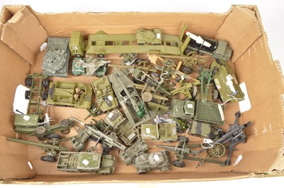 Lot 254 - Vintage and Modern Playworn Military Diecast (80+)