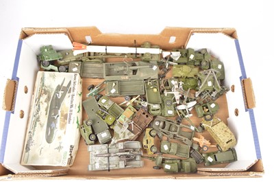 Lot 255 - Vintage and Modern Playworn Military Diecast (75+)