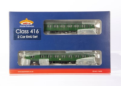 Lot 460 - Bachmann 00 Gauge 31-376 BR SR green 2EPB EMU 2-Car 5770 Set