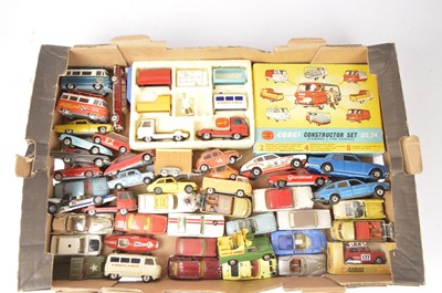 Lot 269 - Postwar Playworn Corgi Diecast Vehicles (40+)