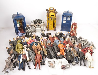Lot 347 - Dr Who Action Figures and Accessories (70)