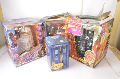 Lot 348 - Boxed Daleks and Tom Baker Dr Who Figure