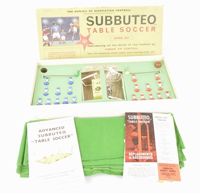 Lot 359 - 1964 Subbuteo late celluloid Football Super Set