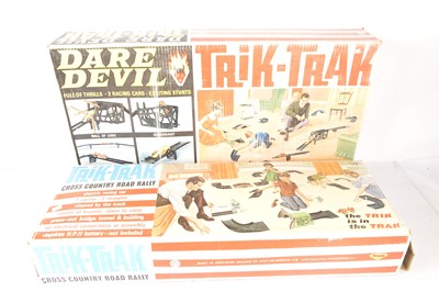 Lot 365 - 1950's and later Toys including  Electric Derby Trik-Trak and Nulli Secundus Helicopter Set
