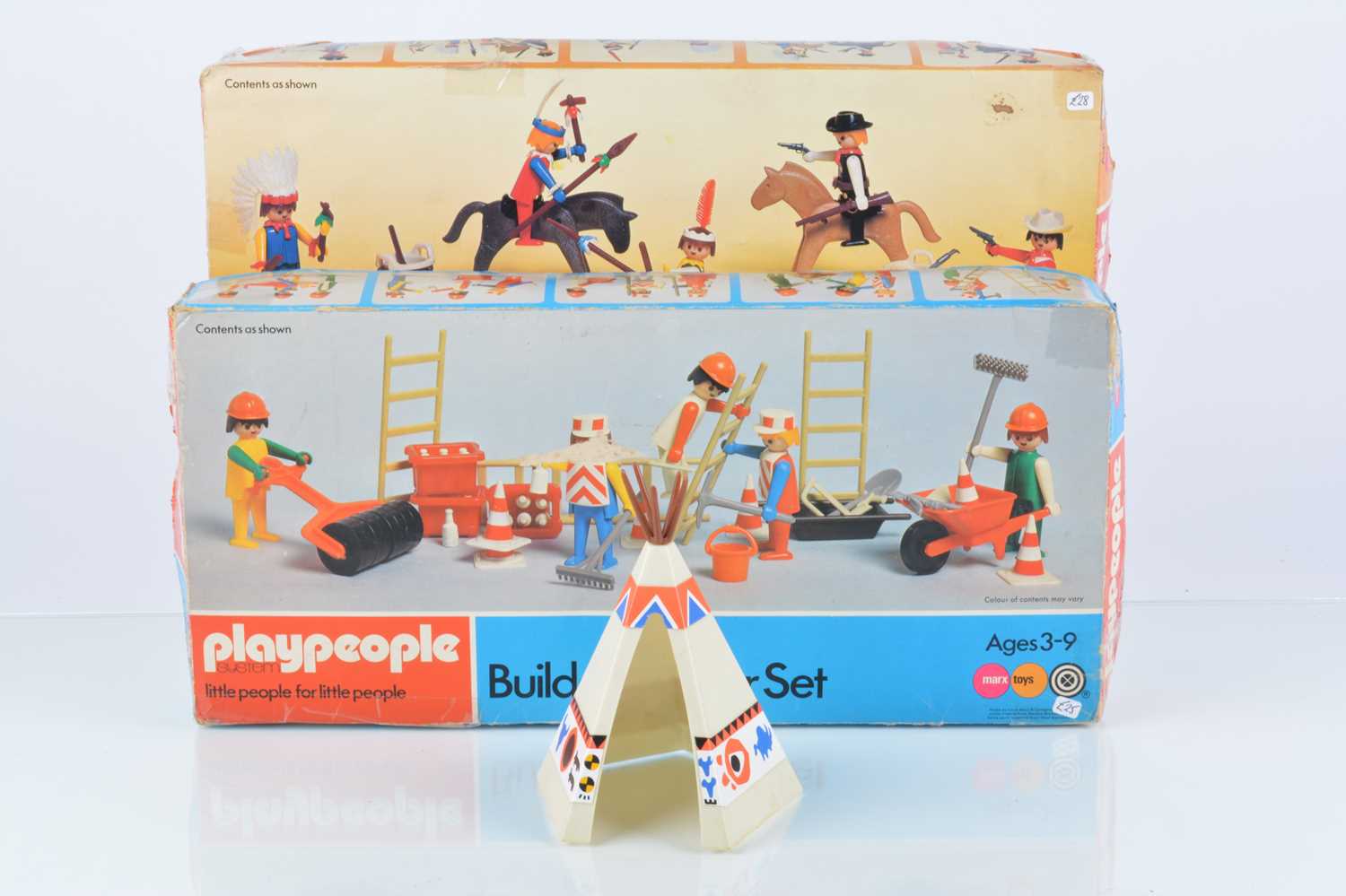 Lot 369 - Marx Toys Playpeople Sets (2)