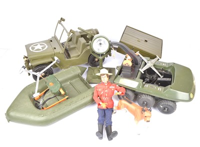 Lot 381 - Large Action Man Accessories (qty)