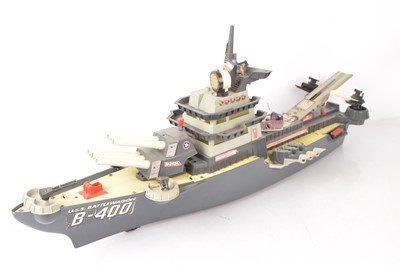 Lot 417 - Marx 1960'd USS Battlewagon B-400 plastic Battle ship