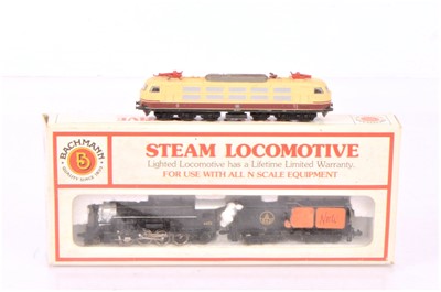 Lot 428 - Bachmann and Trix N gauge locomotives (2)