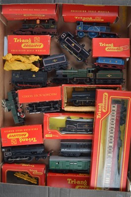 Lot 443 - Tri-ang 00 Gauge Locomotives most adapted to 3-Rail operation for Hornby-Dublo and various Passenger Rolling Stock