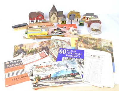 Lot 445 - Tri-ang 00 Gauge Countryside and Model Land Buildings and Gamages and other Catalogues and other Manufactuers Lineside Accessories