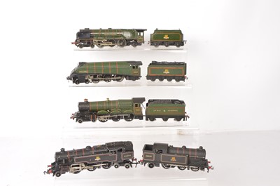 Lot 510 - Hornby-Dublo 00 Gauge 3-Rail unboxed BR Steam Locomotives(10 incl Tenders)
