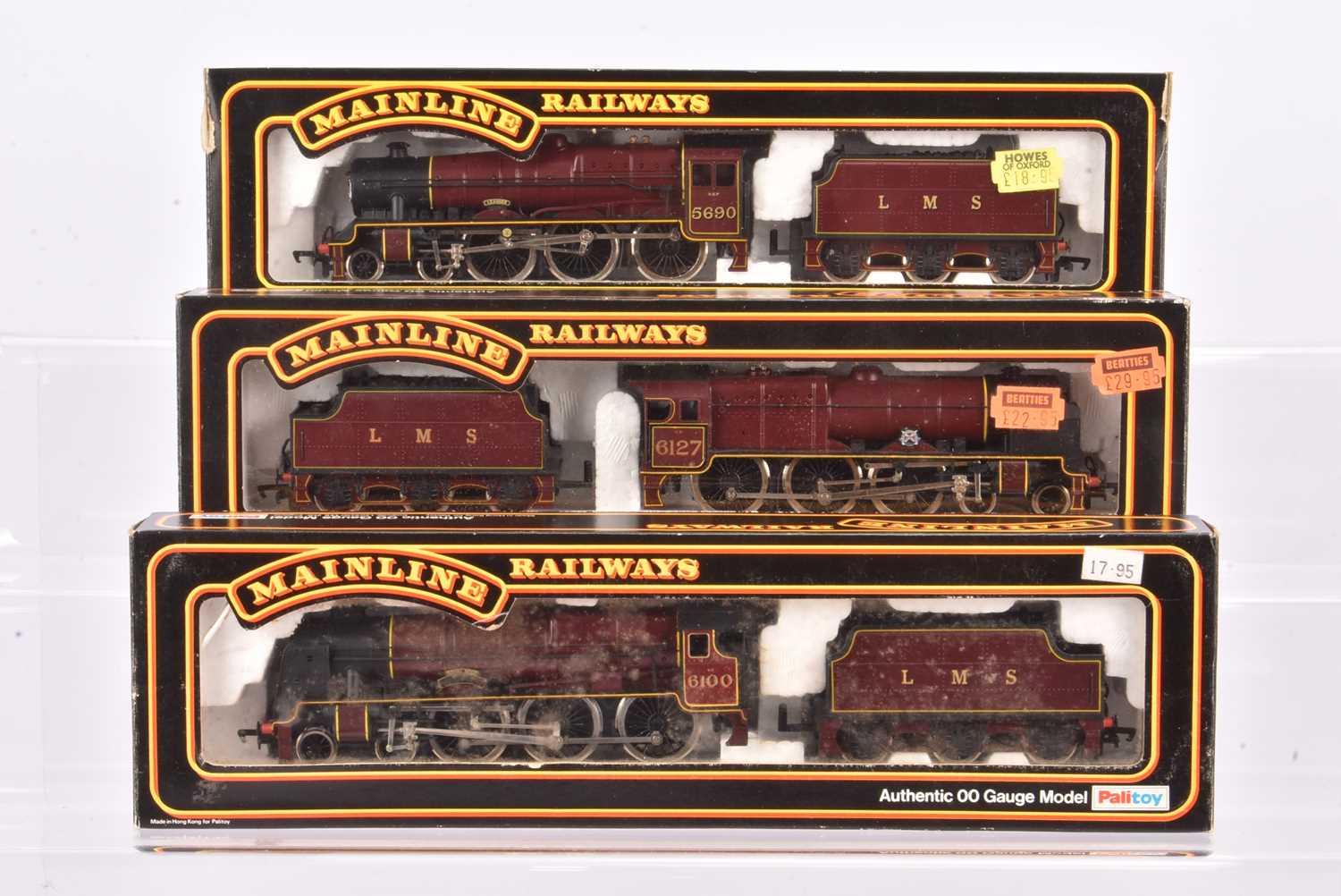 Lot 492 - Mainline 00 Gauge LMS crimson Locomotives and Tenders