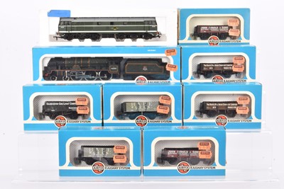 Lot 494 - Airfix 00 Gauge Locomotives and Goods Rolling Stock