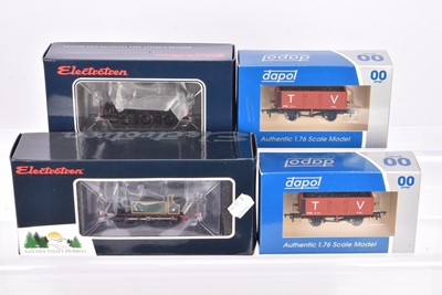 Lot 497 - Electrotren 00 Gauge Taff Vale and GWR Tank Engines and Dapol Taff Vale Trucks