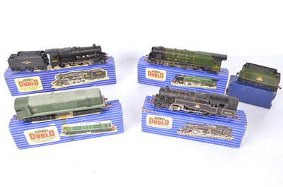 Lot 575 - Hornby-Dublo 00 Gauge 3-rail BR Steam and Diesel Locomotives