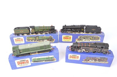 Lot 576 - Hornby-Dublo 00 Gauge 3-rail BR Steam and Diesel Locomotives