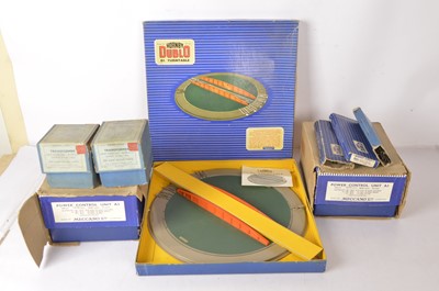 Lot 588 - Very large quantity of Hornby-Dublo 00 Gauge 3-rail Track Points Controllers and Accessories and Meccano Magazines (270+ Magazines)