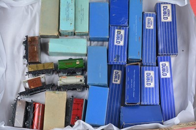 Lot 592 - Hornby-Dublo 00 Gauge 3-rail post-war Goods Rolling stock some in pre-war boxes (18)