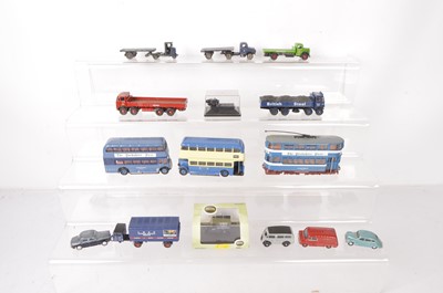 Lot 635 - Unbuilt 00 gauge coach and wagon kits together with diecast vehicles and spares (23)