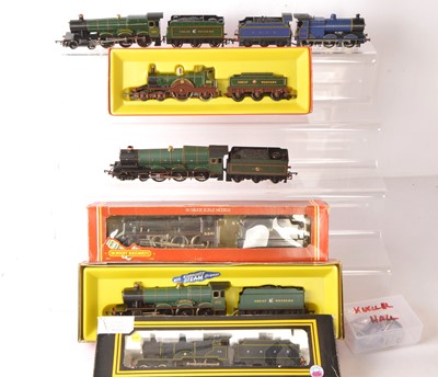Lot 644 - Hornby Tri-ang  Airfix Dapol  00 gauge Steam Locomotives and tenders (7)