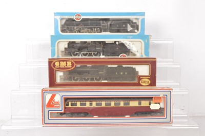 Lot 674 - Airfix and Lima Steam  00 gauge and Diesel Locomotives in original boxes (4)